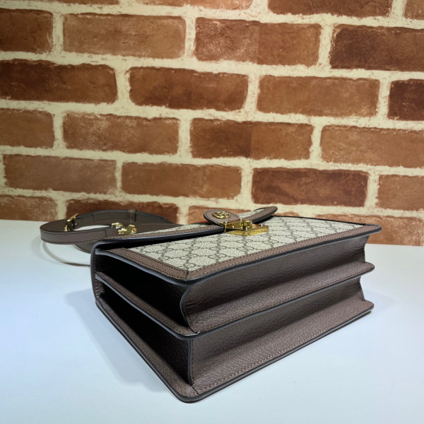 G*u*i ophidia small top handle bag with web