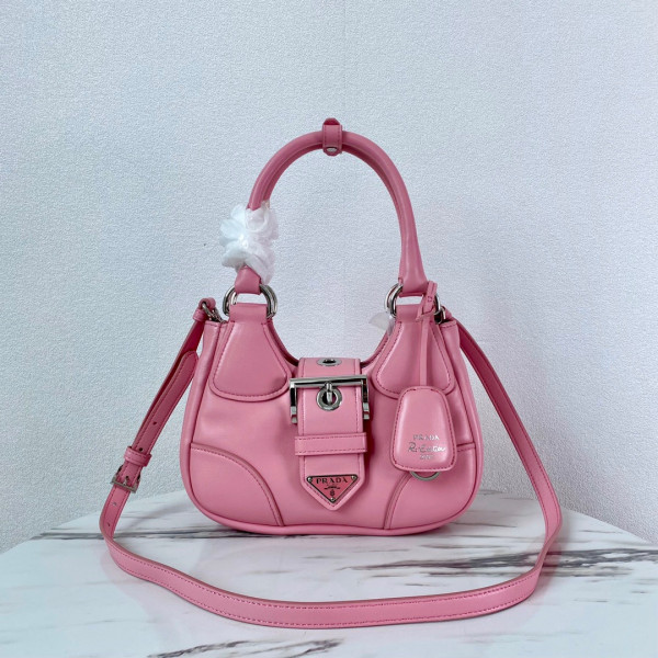 Pra*a moon padded nappa-leather bag