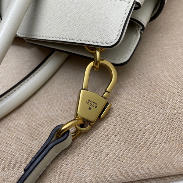 G*u*i small top handle bag with double g