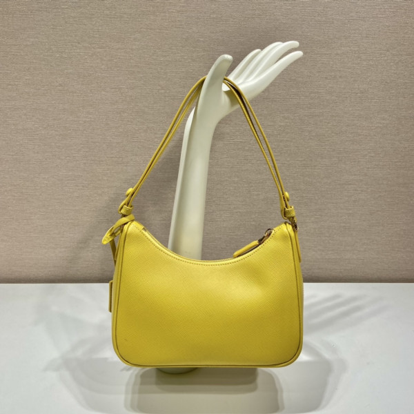 Pra*a re-edition saffiano leather mini bag