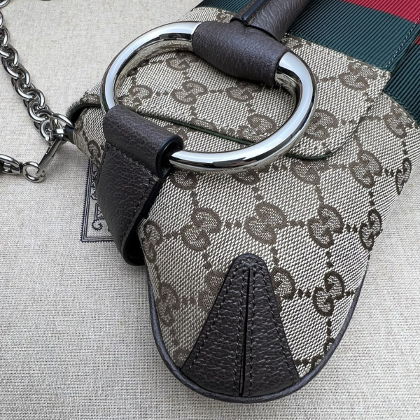 G*u*i horsebit chain big shoulder bag