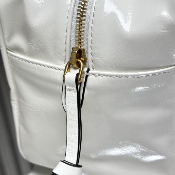 Pra*a dangle medium leather top-handle bag